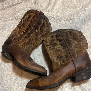 Laredo Brown, leather cowboy boots size 13 D
